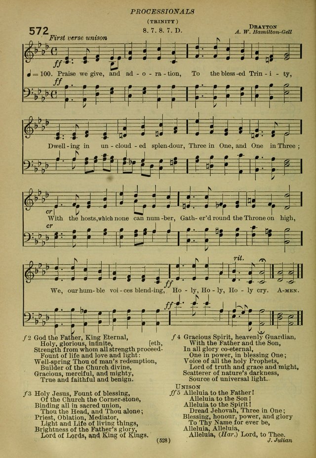 The Church Hymnal: containing hymns approved and set forth by the general conventions of 1892 and 1916; together with hymns for the use of guilds and brotherhoods, and for special occasions (Rev. ed) page 529