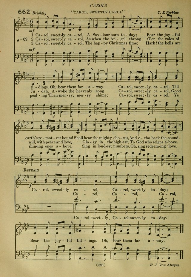 The Church Hymnal: containing hymns approved and set forth by the general conventions of 1892 and 1916; together with hymns for the use of guilds and brotherhoods, and for special occasions (Rev. ed) page 611