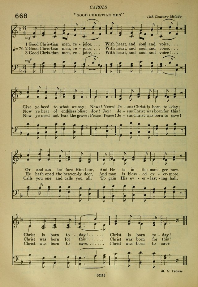 The Church Hymnal: containing hymns approved and set forth by the general conventions of 1892 and 1916; together with hymns for the use of guilds and brotherhoods, and for special occasions (Rev. ed) page 617