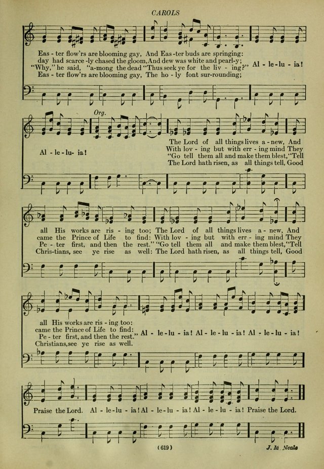 The Church Hymnal: containing hymns approved and set forth by the general conventions of 1892 and 1916; together with hymns for the use of guilds and brotherhoods, and for special occasions (Rev. ed) page 622