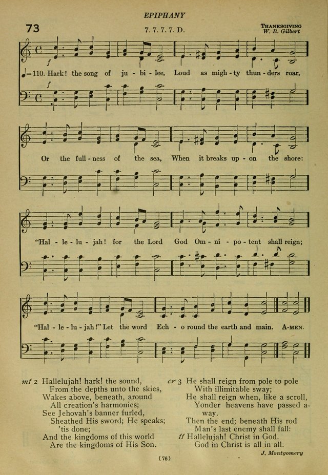 The Church Hymnal: containing hymns approved and set forth by the general conventions of 1892 and 1916; together with hymns for the use of guilds and brotherhoods, and for special occasions (Rev. ed) page 77