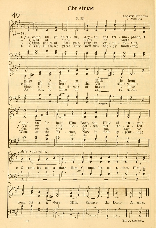 The Church Hymnal: revised and enlarged in accordance with the action of the General Convention of the Protestant Episcopal Church in the United States of America in the year of our Lord 1892... page 121
