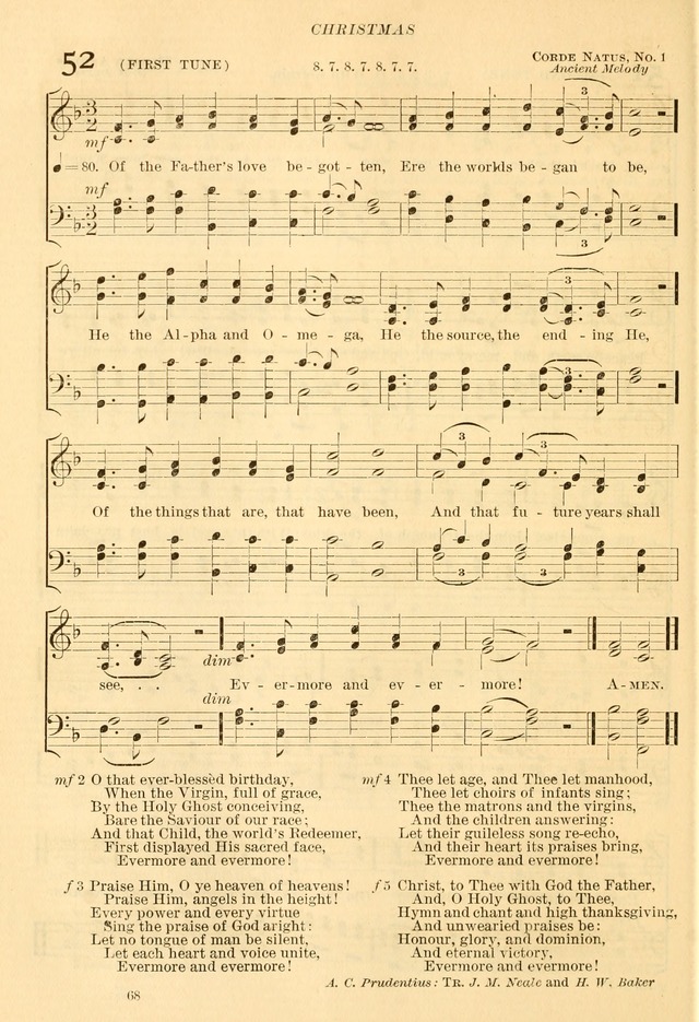 The Church Hymnal: revised and enlarged in accordance with the action of the General Convention of the Protestant Episcopal Church in the United States of America in the year of our Lord 1892... page 125