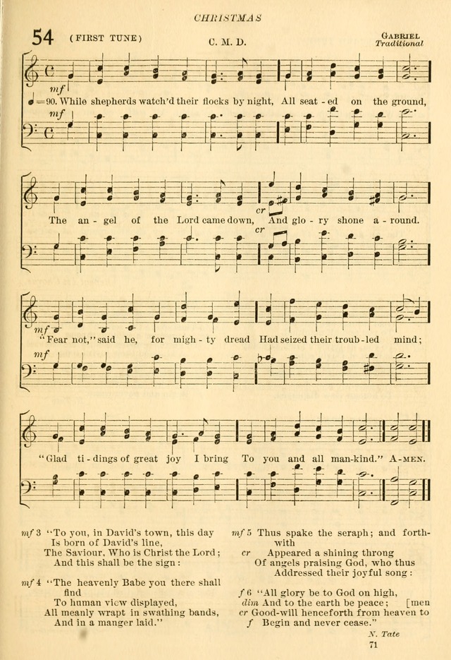 The Church Hymnal: revised and enlarged in accordance with the action of the General Convention of the Protestant Episcopal Church in the United States of America in the year of our Lord 1892... page 128