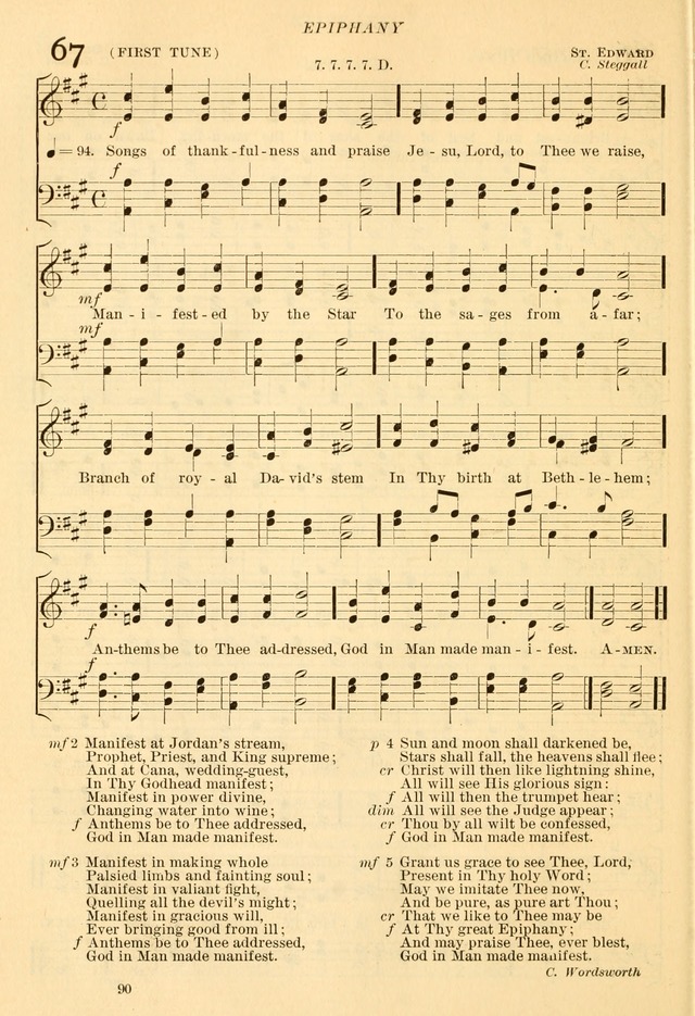 The Church Hymnal: revised and enlarged in accordance with the action of the General Convention of the Protestant Episcopal Church in the United States of America in the year of our Lord 1892... page 147
