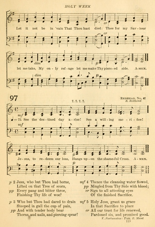 The Church Hymnal: revised and enlarged in accordance with the action of the General Convention of the Protestant Episcopal Church in the United States of America in the year of our Lord 1892... page 176