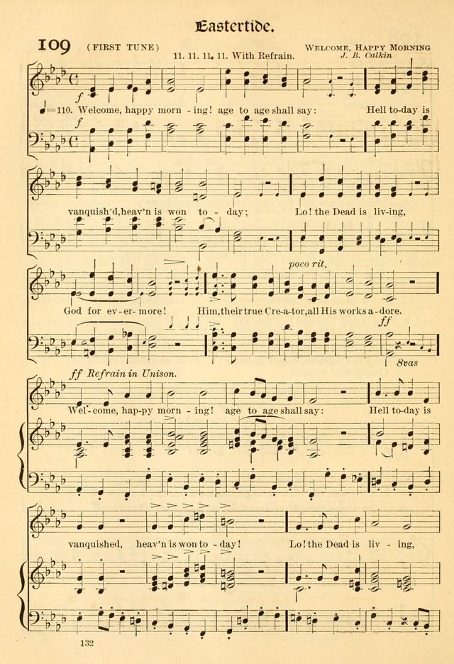 The Church Hymnal: revised and enlarged in accordance with the action of the General Convention of the Protestant Episcopal Church in the United States of America in the year of our Lord 1892... page 189