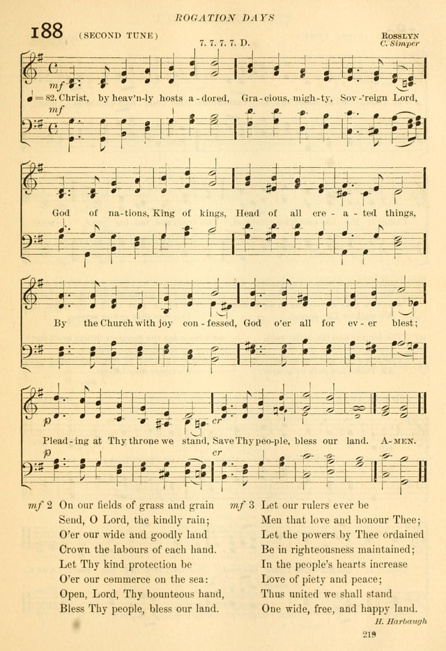 The Church Hymnal: revised and enlarged in accordance with the action of the General Convention of the Protestant Episcopal Church in the United States of America in the year of our Lord 1892... page 276