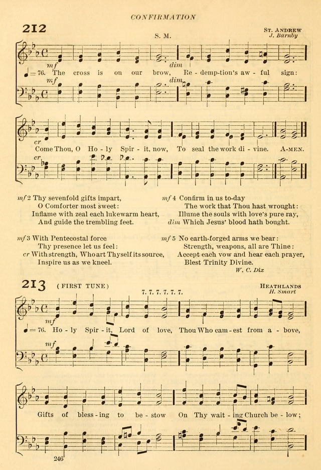 The Church Hymnal: revised and enlarged in accordance with the action of the General Convention of the Protestant Episcopal Church in the United States of America in the year of our Lord 1892... page 303