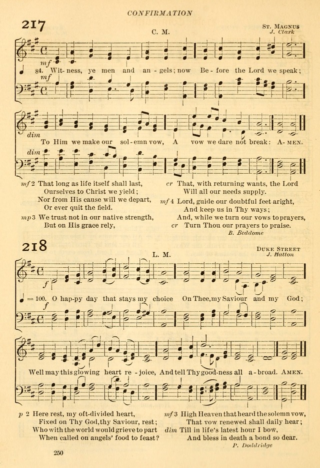 The Church Hymnal: revised and enlarged in accordance with the action of the General Convention of the Protestant Episcopal Church in the United States of America in the year of our Lord 1892... page 307