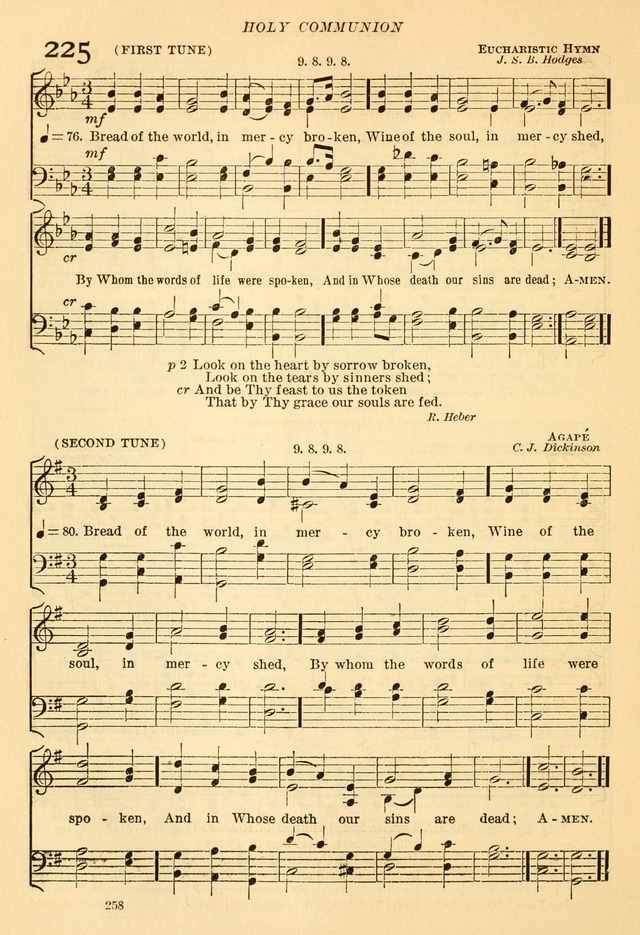 The Church Hymnal: revised and enlarged in accordance with the action of the General Convention of the Protestant Episcopal Church in the United States of America in the year of our Lord 1892... page 315