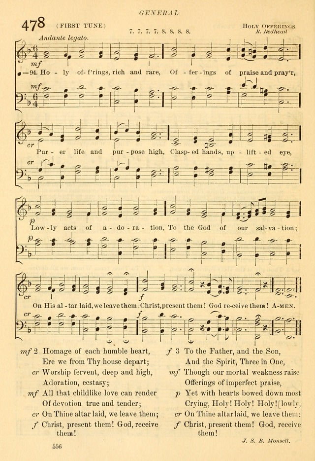 The Church Hymnal: revised and enlarged in accordance with the action of the General Convention of the Protestant Episcopal Church in the United States of America in the year of our Lord 1892... page 613