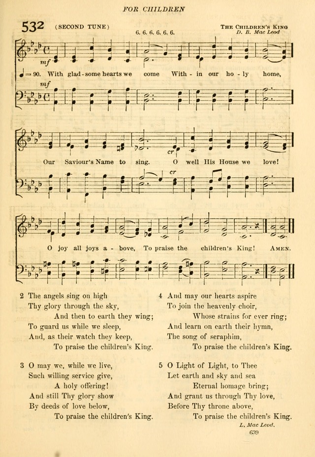The Church Hymnal: revised and enlarged in accordance with the action of the General Convention of the Protestant Episcopal Church in the United States of America in the year of our Lord 1892... page 696