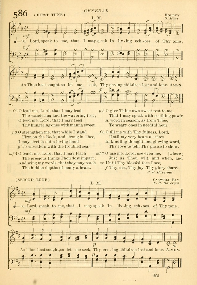 The Church Hymnal: revised and enlarged in accordance with the action of the General Convention of the Protestant Episcopal Church in the United States of America in the year of our Lord 1892... page 752