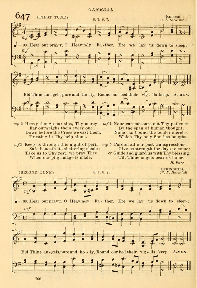 The Church Hymnal: revised and enlarged in accordance with the action of the General Convention of the Protestant Episcopal Church in the United States of America in the year of our Lord 1892... page 823