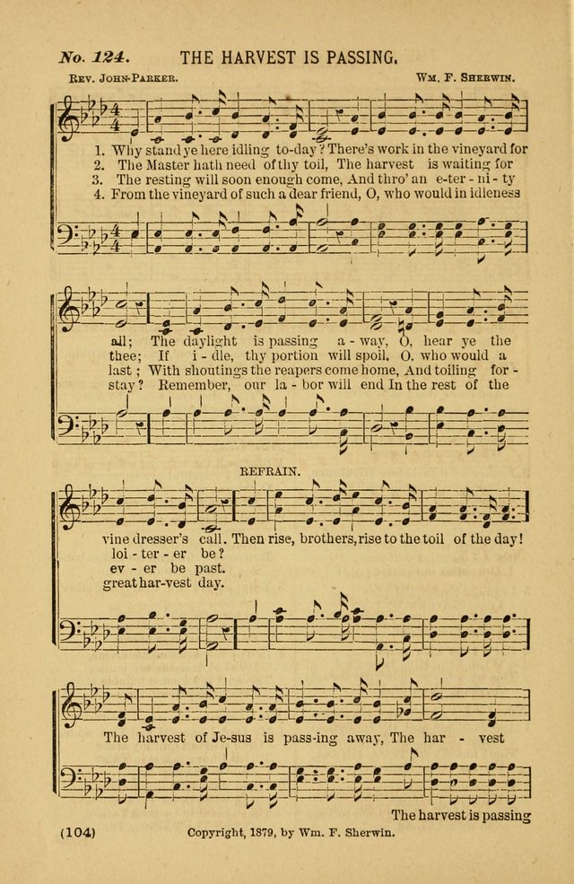 Coronation Hymns and Songs: for praise and prayer meetings, home and social singing page 104