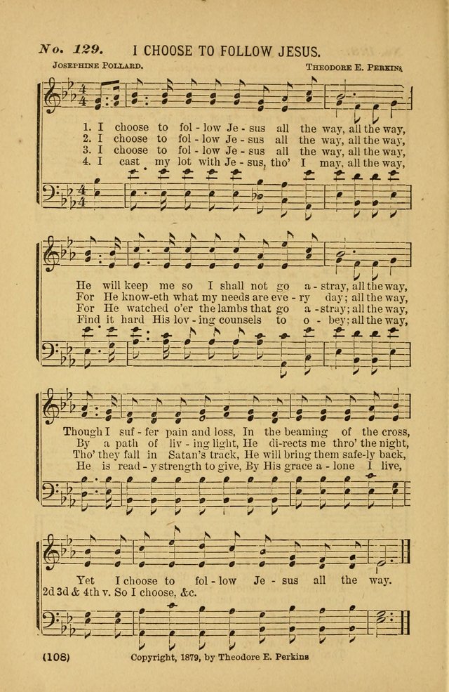 Coronation Hymns and Songs: for praise and prayer meetings, home and social singing page 108