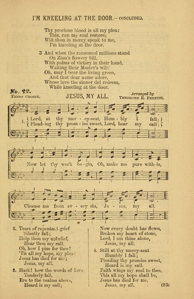 Coronation Hymns and Songs: for praise and prayer meetings, home and social singing page 23