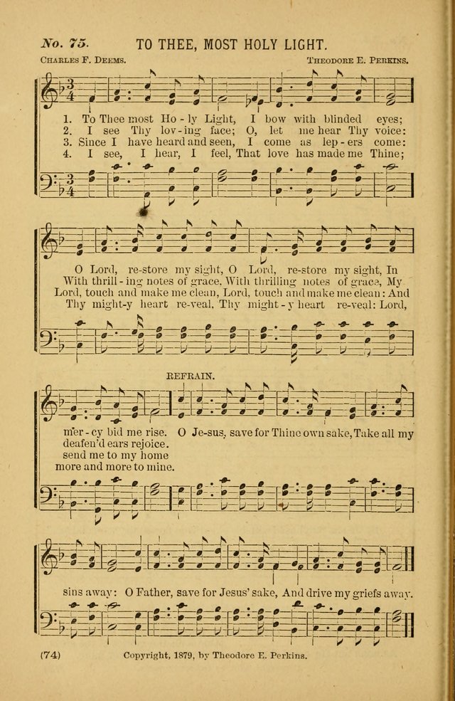 Coronation Hymns and Songs: for praise and prayer meetings, home and social singing page 74