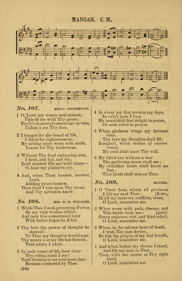 Coronation Hymns and Songs: for praise and prayer meetings, home and social singing page 98