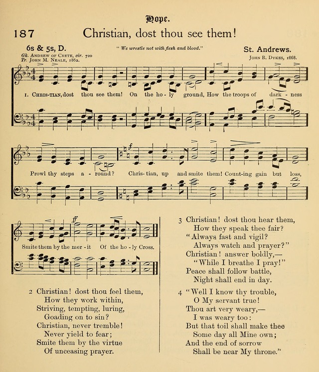 College Hymnal: a selection of Christian praise-songs for the uses of worship in universities, colleges and advanced schools. page 138