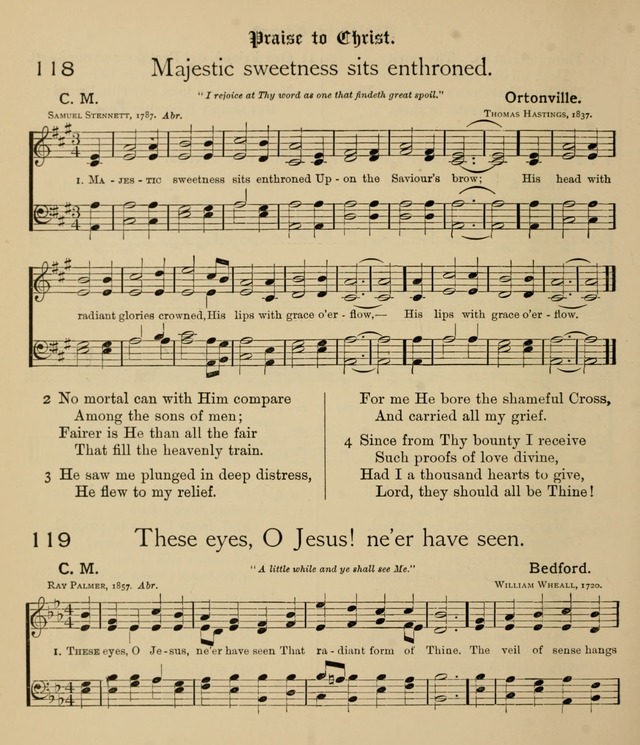 College Hymnal: a selection of Christian praise-songs for the uses of worship in universities, colleges and advanced schools. page 93