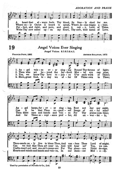 The Church Hymnal: the official hymnal of the Seventh-Day Adventist Church page 15