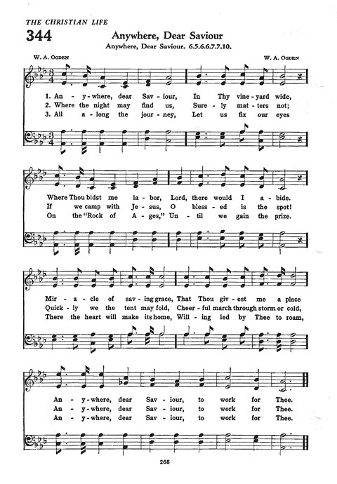 The Church Hymnal: the official hymnal of the Seventh-Day Adventist Church page 260