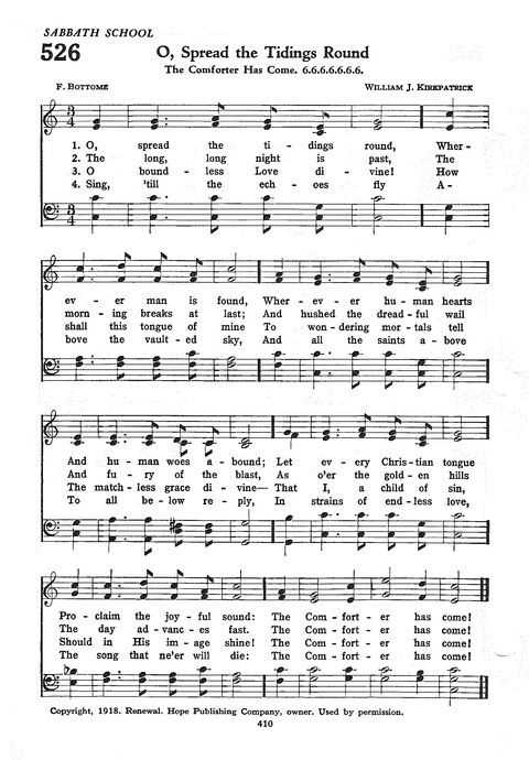 The Church Hymnal: the official hymnal of the Seventh-Day Adventist Church page 402