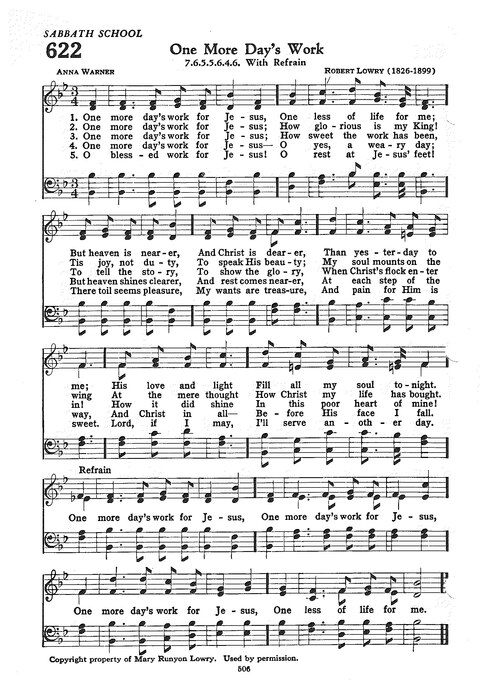 The Church Hymnal: the official hymnal of the Seventh-Day Adventist Church page 498