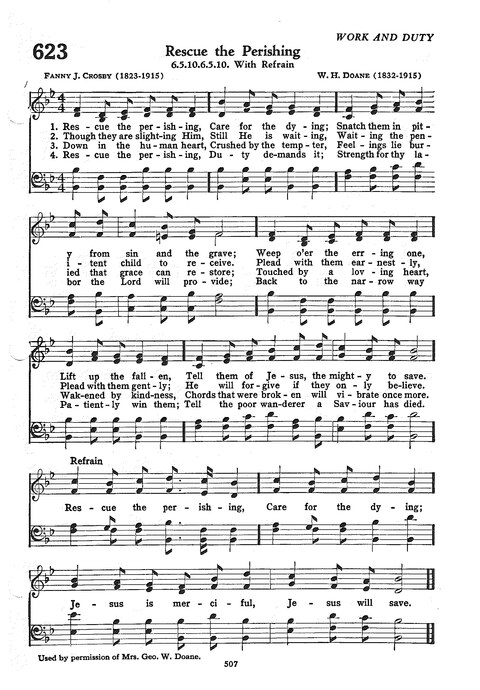 The Church Hymnal: the official hymnal of the Seventh-Day Adventist Church page 499