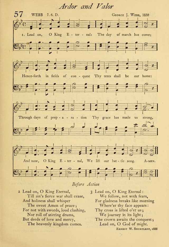 The Council Hymnal: a selection of hymns and tunes chosen from the Pilgrim Hymnal for the use of the National Council of Congregational Churches page 43