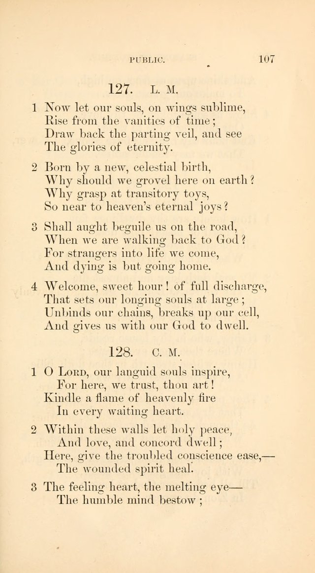 A Collection of Hymns: Supplementary to the Psalms and Hymns of Dr. Watts page 114
