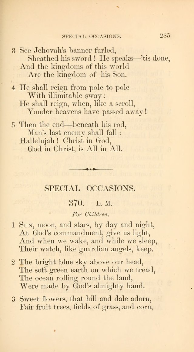 A Collection of Hymns: Supplementary to the Psalms and Hymns of Dr. Watts page 292