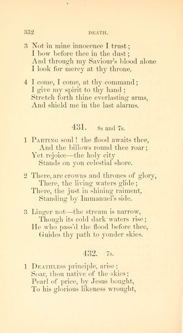 A Collection of Hymns: Supplementary to the Psalms and Hymns of Dr. Watts page 339