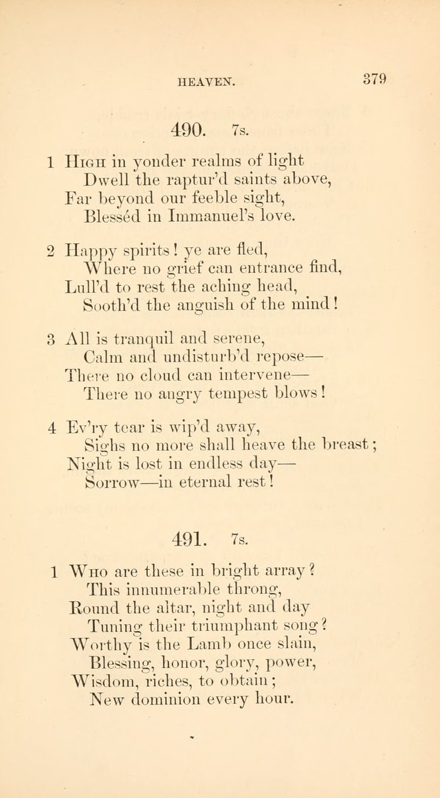 A Collection of Hymns: Supplementary to the Psalms and Hymns of Dr. Watts page 386