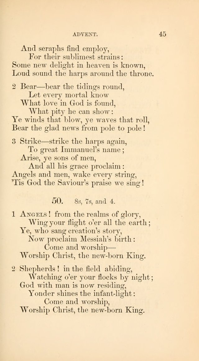 A Collection of Hymns: Supplementary to the Psalms and Hymns of Dr. Watts page 52