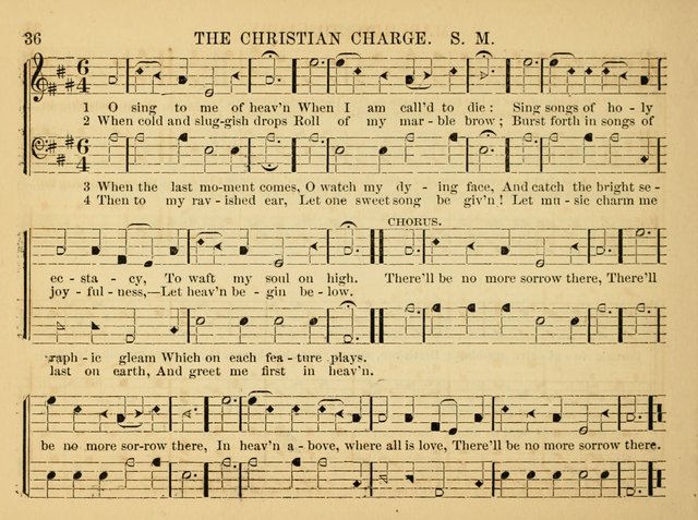 The Christian Harp and Sabbath School Songster: designed for the use of the social religious circle, revivals, and the Sabbath school (14th ed.) page 36