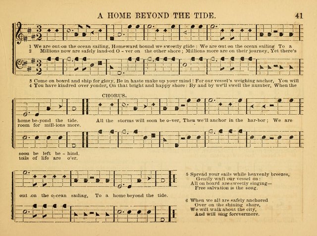The Christian Harp and Sabbath School Songster: designed for the use of the social religious circle, revivals, and the Sabbath school (14th ed.) page 41