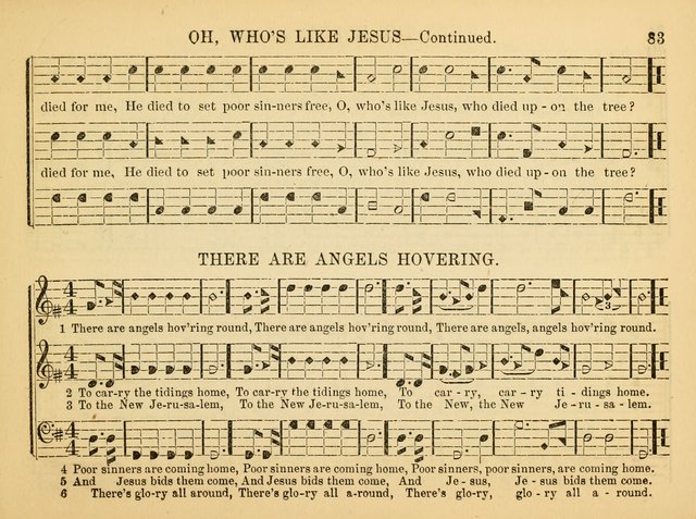 The Christian Harp and Sabbath School Songster: designed for the use of the social religious circle, revivals, and the Sabbath school (14th ed.) page 83