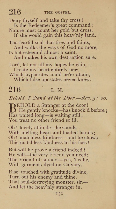 A Collection of Hymns and Sacred Songs: suited to both private and public devotions, and especially adapted to the wants and uses of the brethren of the Old German Baptist Church page 144