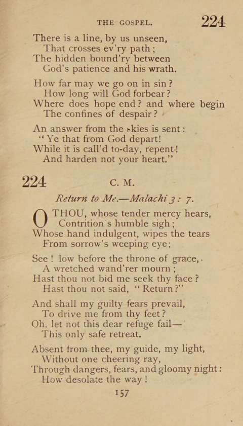 A Collection of Hymns and Sacred Songs: suited to both private and public devotions, and especially adapted to the wants and uses of the brethren of the Old German Baptist Church page 151