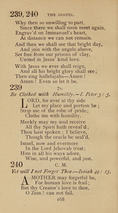 A Collection of Hymns and Sacred Songs: suited to both private and public devotions, and especially adapted to the wants and uses of the brethren of the Old German Baptist Church page 162
