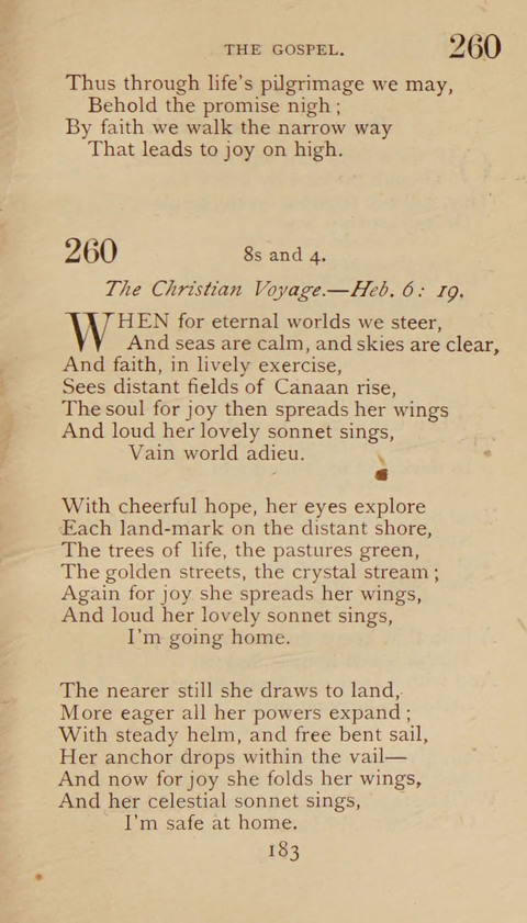 A Collection of Hymns and Sacred Songs: suited to both private and public devotions, and especially adapted to the wants and uses of the brethren of the Old German Baptist Church page 177