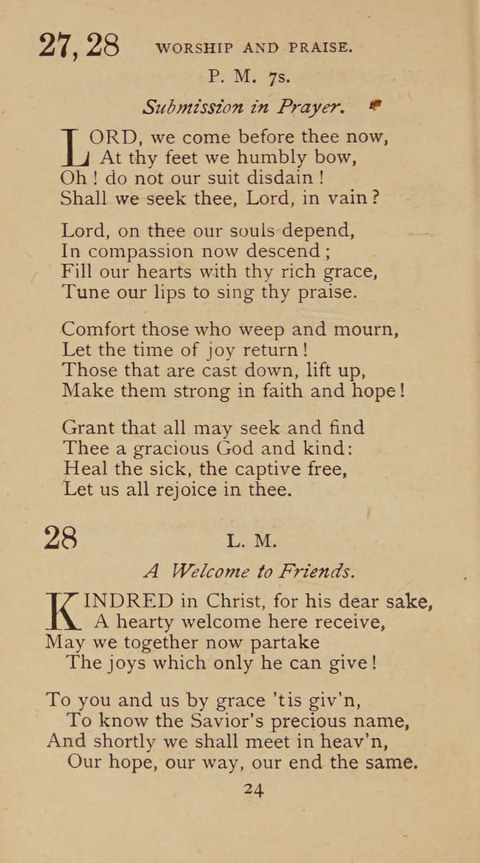 A Collection of Hymns and Sacred Songs: suited to both private and public devotions, and especially adapted to the wants and uses of the brethren of the Old German Baptist Church page 18