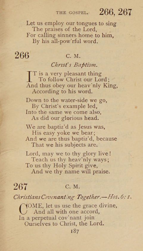 A Collection of Hymns and Sacred Songs: suited to both private and public devotions, and especially adapted to the wants and uses of the brethren of the Old German Baptist Church page 181