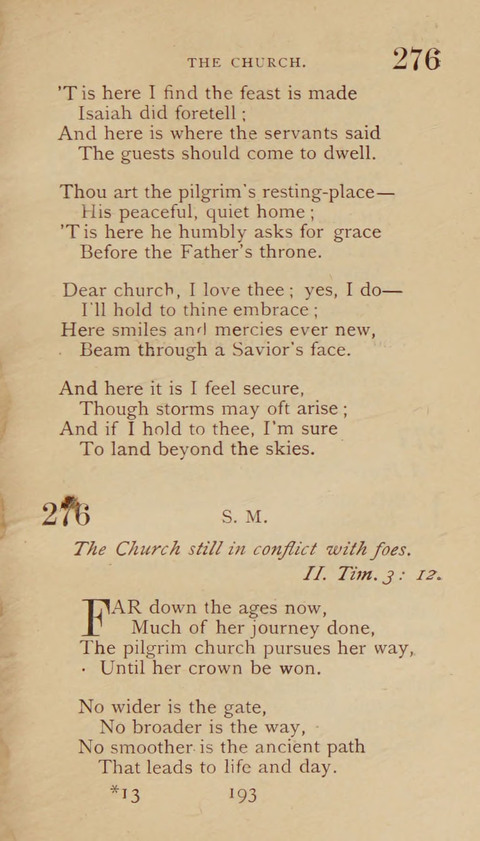 A Collection of Hymns and Sacred Songs: suited to both private and public devotions, and especially adapted to the wants and uses of the brethren of the Old German Baptist Church page 187