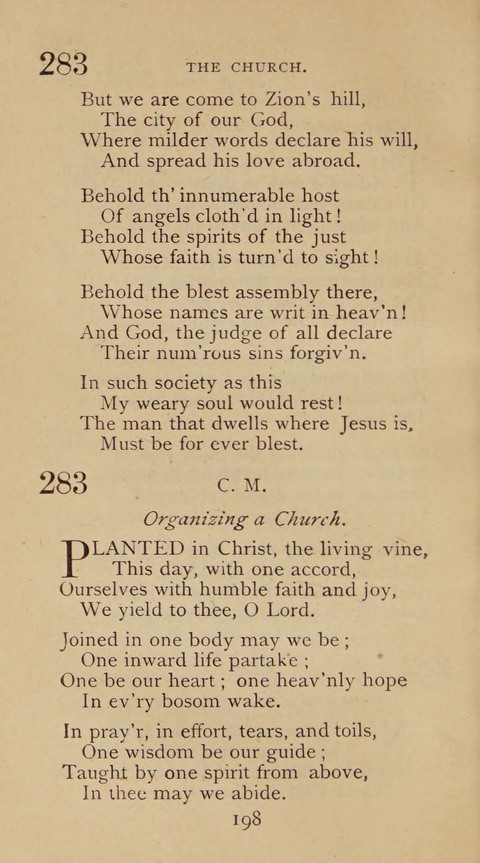 A Collection of Hymns and Sacred Songs: suited to both private and public devotions, and especially adapted to the wants and uses of the brethren of the Old German Baptist Church page 192