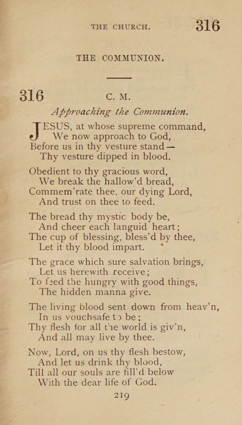 A Collection of Hymns and Sacred Songs: suited to both private and public devotions, and especially adapted to the wants and uses of the brethren of the Old German Baptist Church page 213