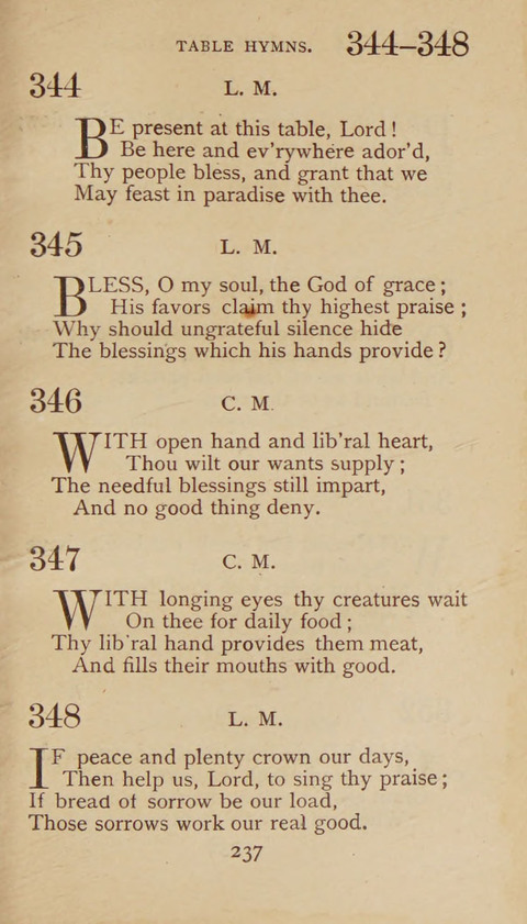 A Collection of Hymns and Sacred Songs: suited to both private and public devotions, and especially adapted to the wants and uses of the brethren of the Old German Baptist Church page 231